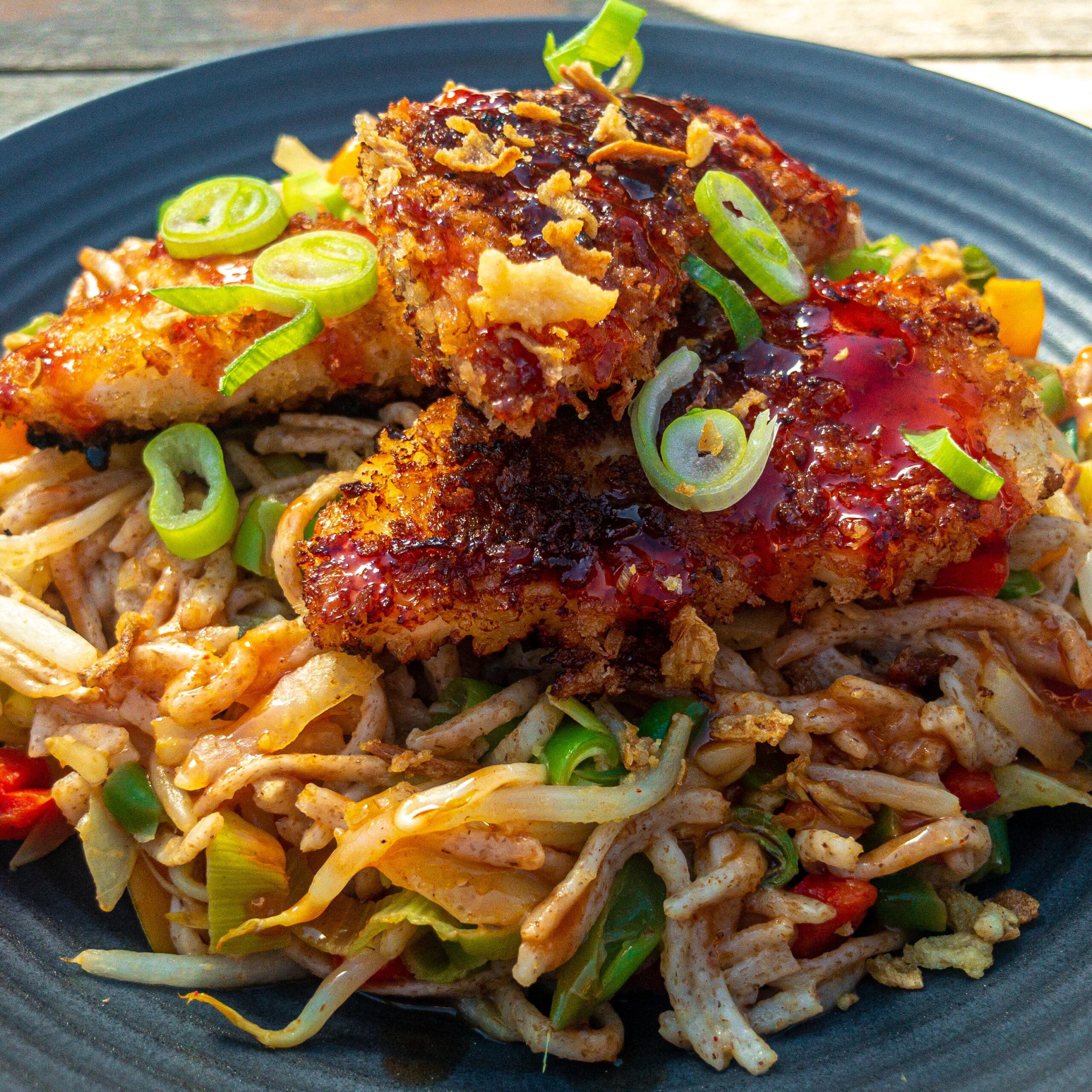 Crispy Chicken Noodles Eva Koper