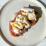Prosciutto with Roasted Garlic and Mozzarella Sandwich - Eva Koper