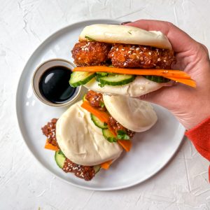 Crispy Chicken Bao Buns - Eva Koper