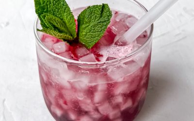 Strawberry & Blueberry Smash Mocktail