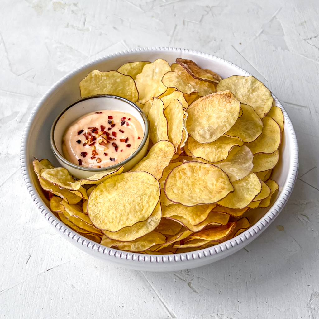 Oilfree Chips/Crisps Eva Koper Easy and healthy recipes