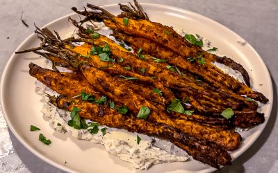 Whipped Feta with Roasted Carrots